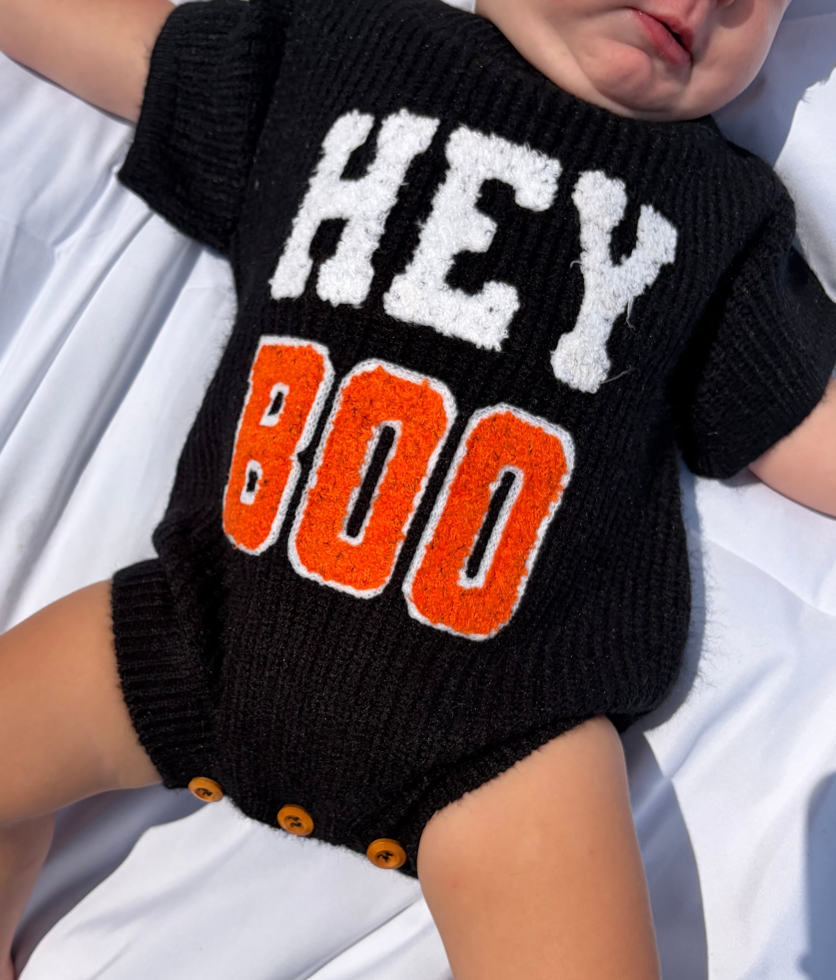 Hey Boo Bubble Sweater