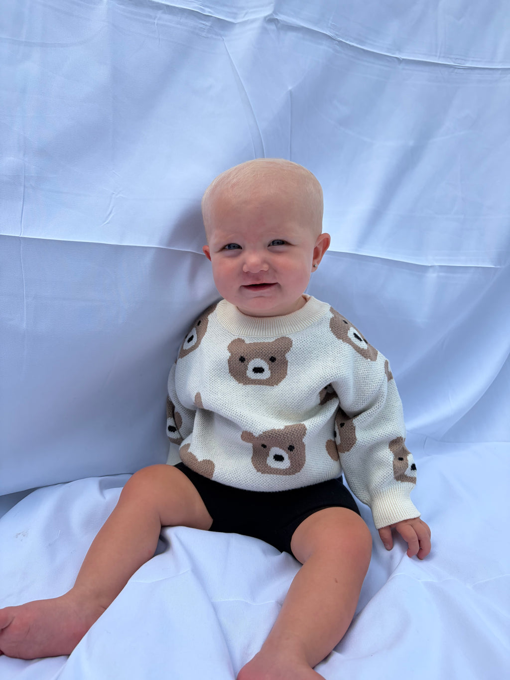 Little Bear Jacquard Sweater