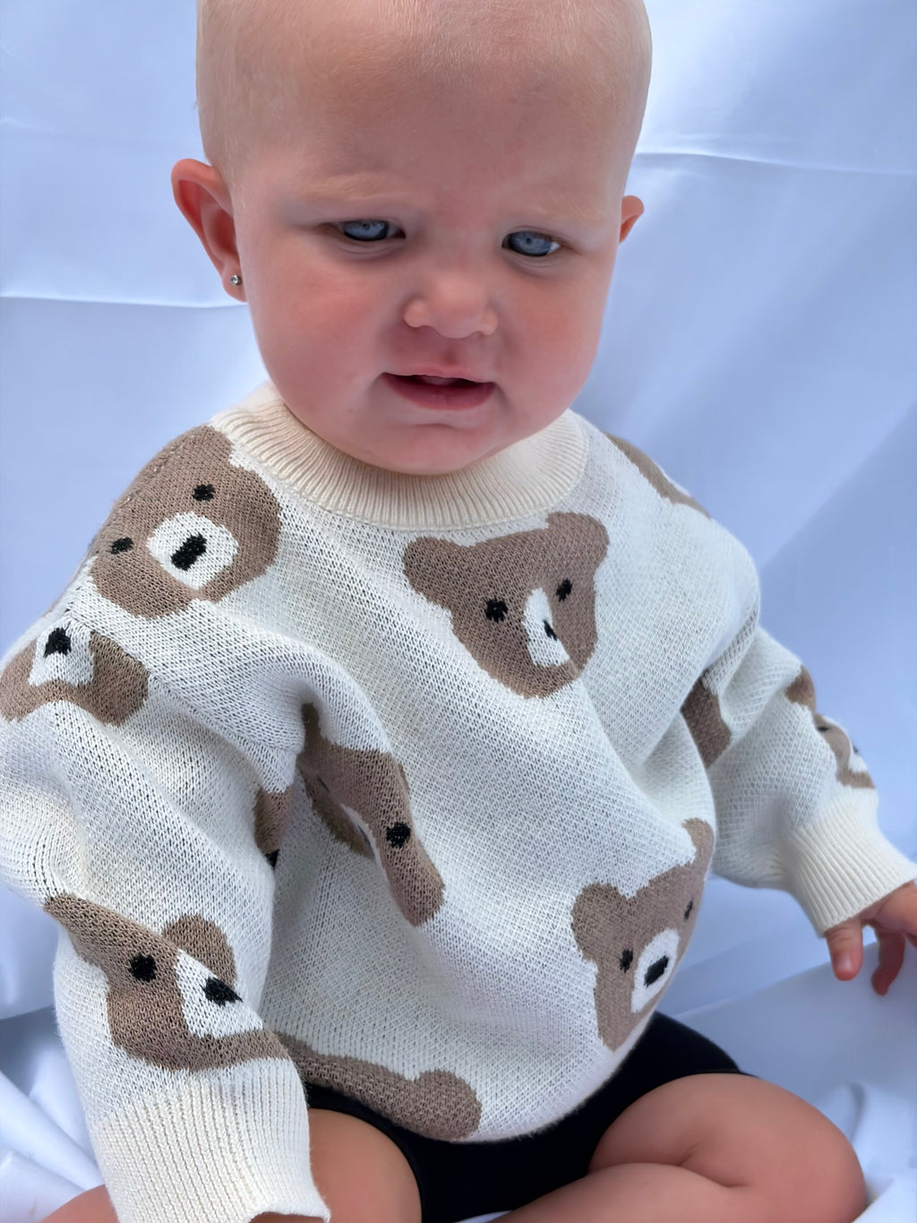 Little Bear Jacquard Sweater