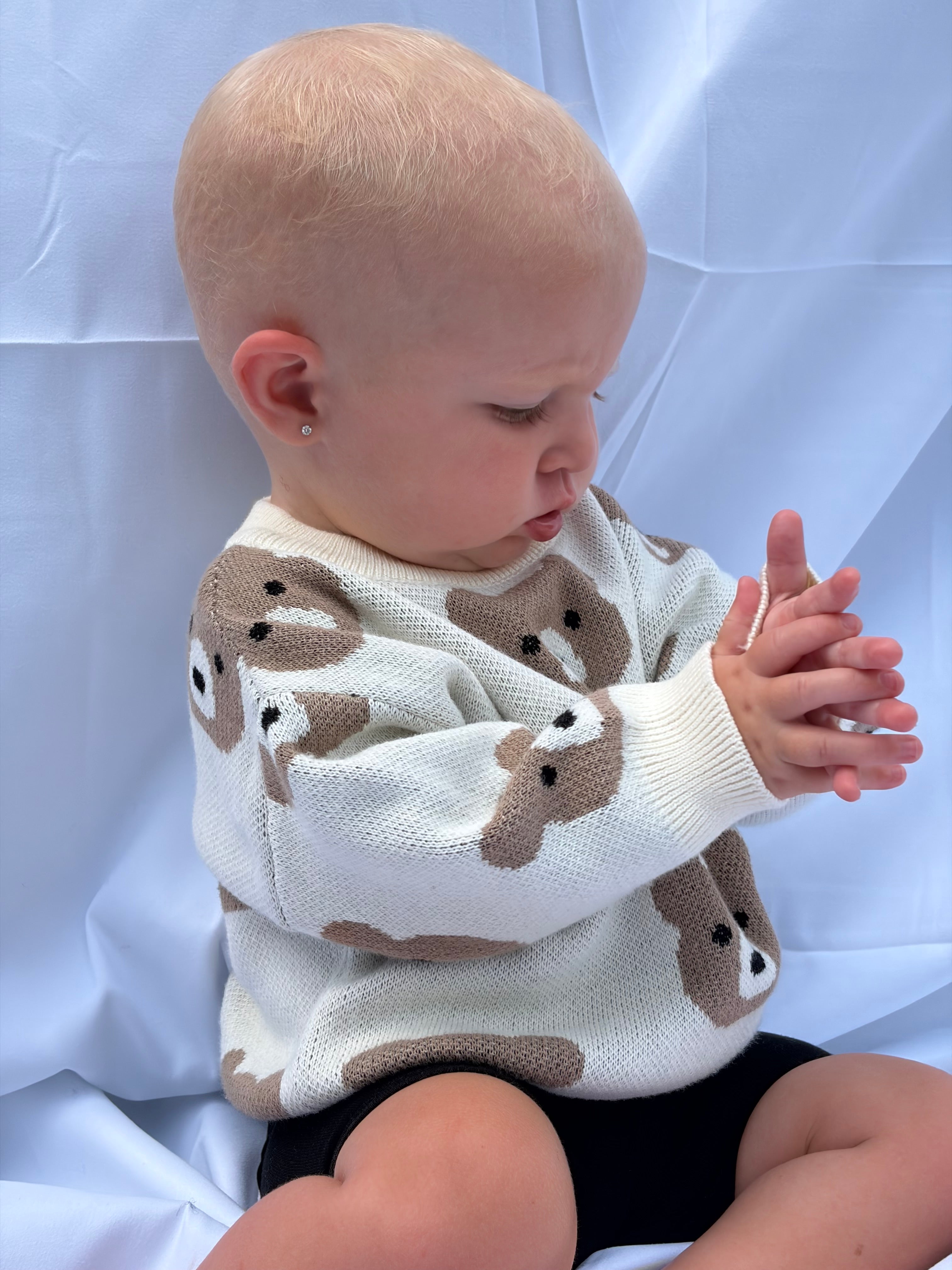 Little Bear Jacquard Sweater