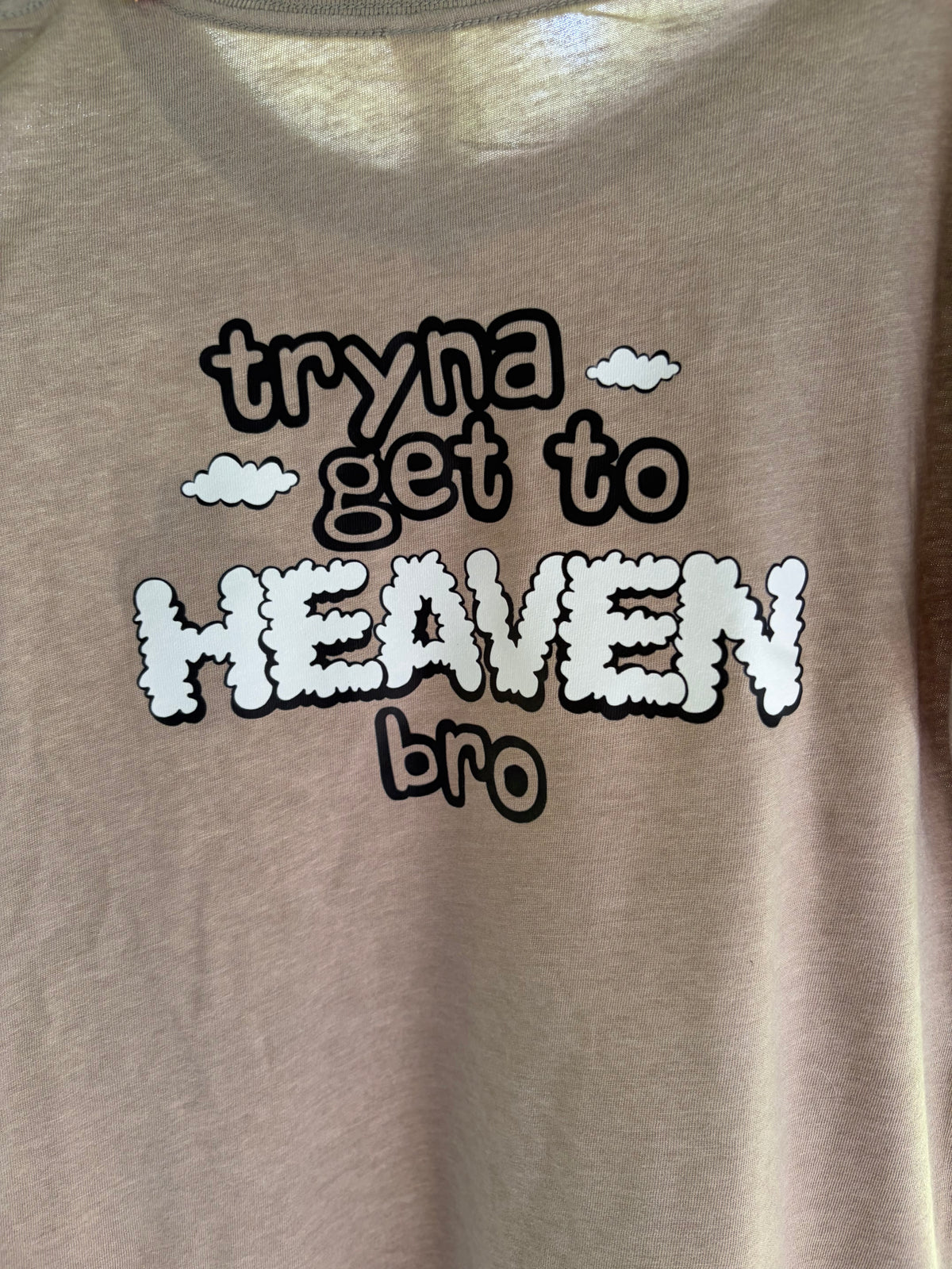 Tryna Get to Heaven Bro Tee