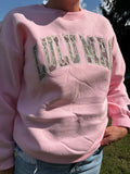 Pink Camo LuLu Mac Crewneck