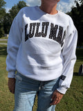 White/Black Polka-Dot LuLu Mac Crewneck