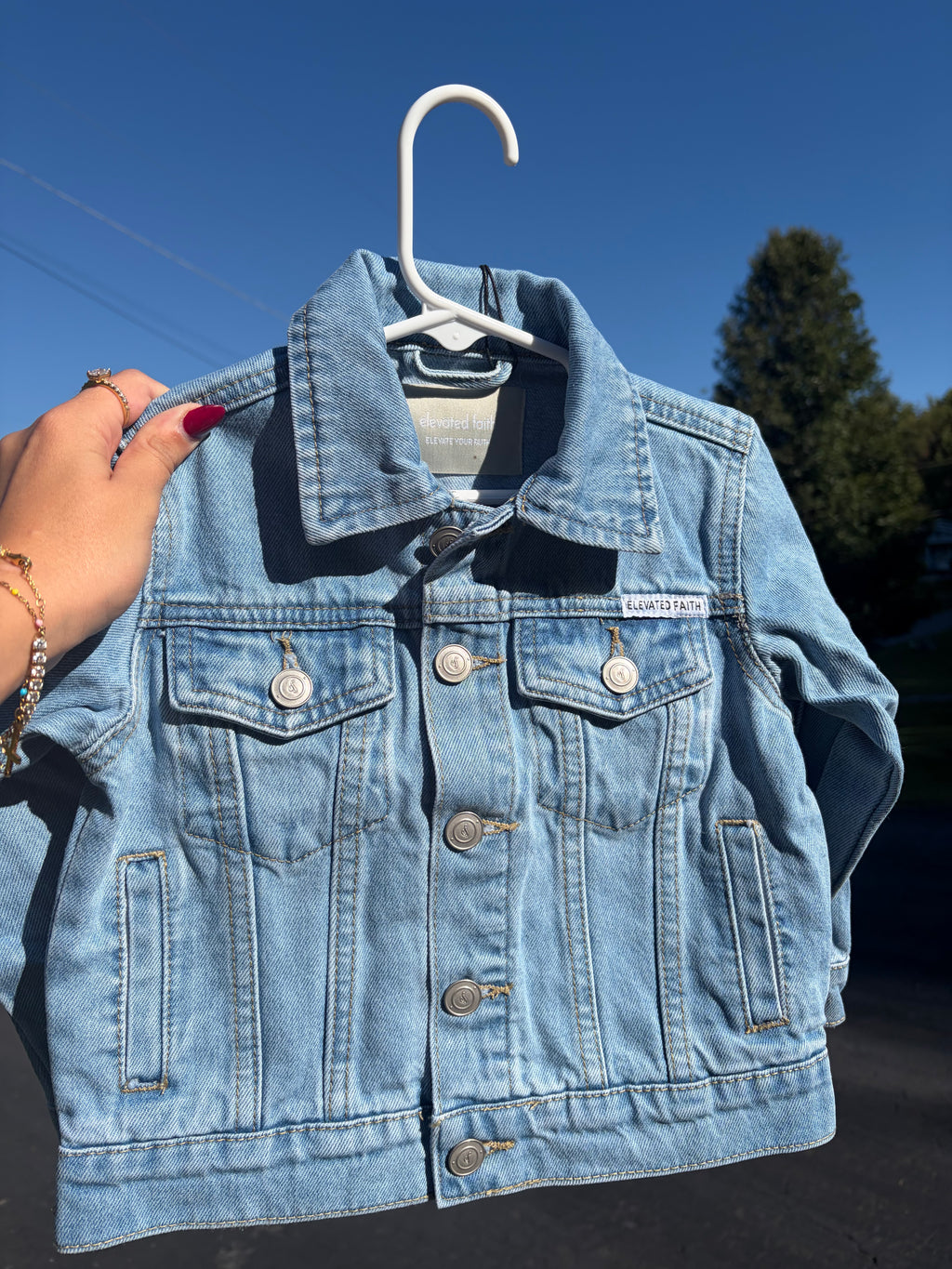 What a Friend We Have In Jesus Denim Jacket