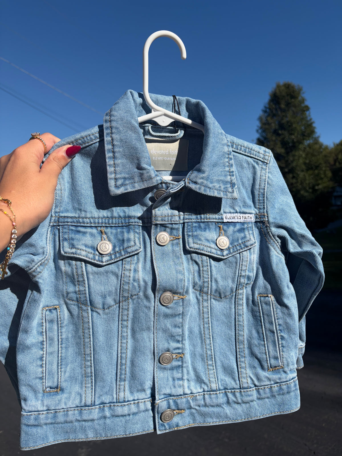 What a Friend We Have In Jesus Denim Jacket